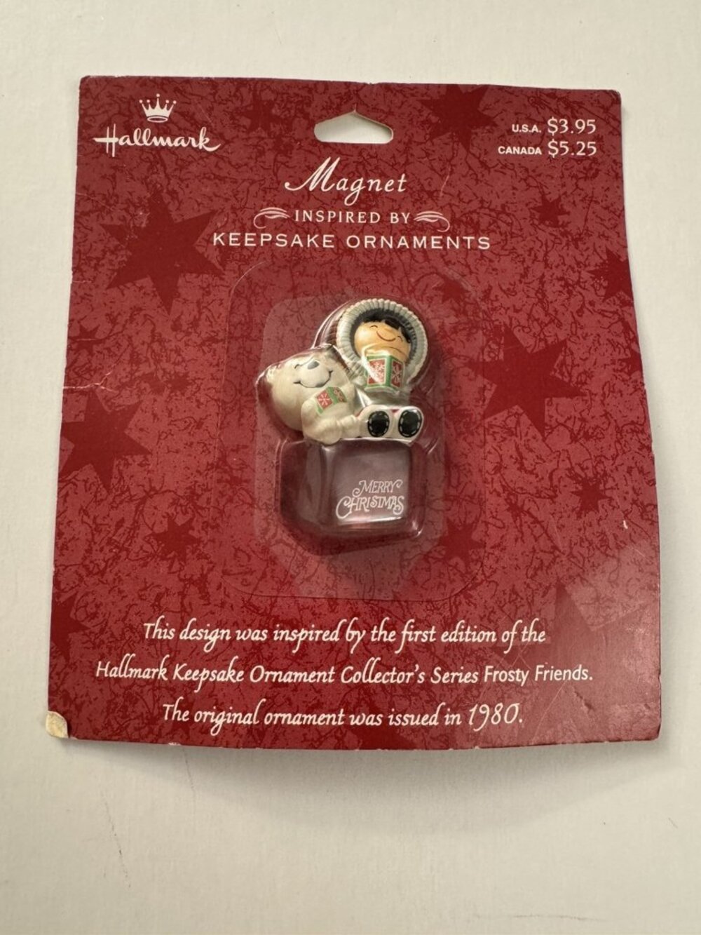 Hallmark Frosty Friends Magnet Merry Christmas Inspired Keepsake MM16